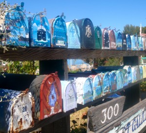 Lonely Mailboxes in Sausalito