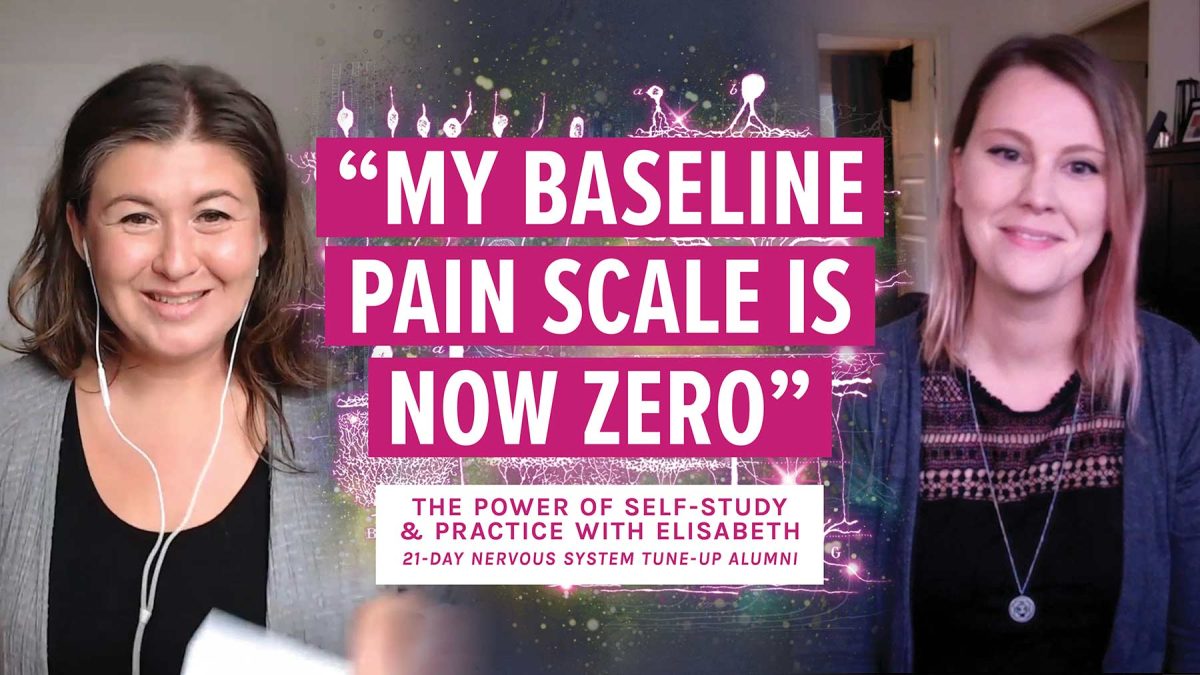 “My baseline pain scale is now zero” The power of starting, learning ...