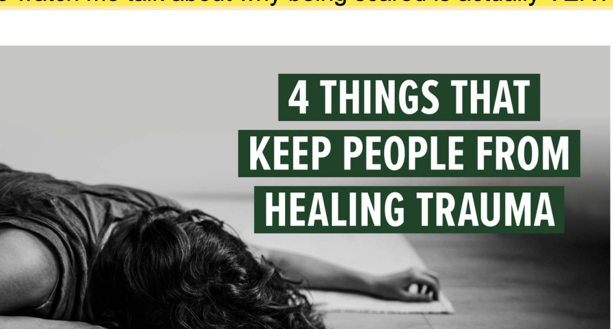 4 things that keep people from healing trauma - Irene Lyon